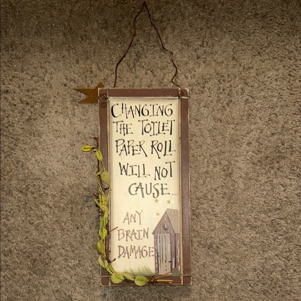 Toilet Paper Sign